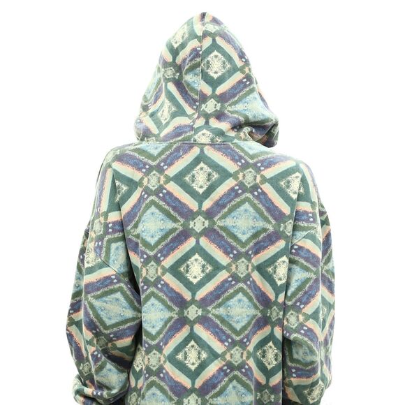 Free People We The Free It's A Vibe Print Hoodie Top Oversized Slouchy S 283448 - Picture 12 of 13